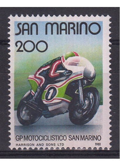 1981 San Marino GP Moto San Marino 1 valore nuovo Sassone 1074